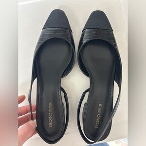 Veronica Beard Cecile sling back flats